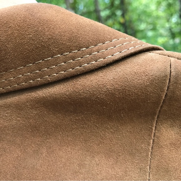 Rare Vintage Loewe Madrid 1960s Suede Leather Jacket and Skirt Set - Picture 9 of 15